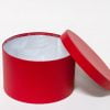 RW17004-P Red Round Flower Box with Plastic Liner