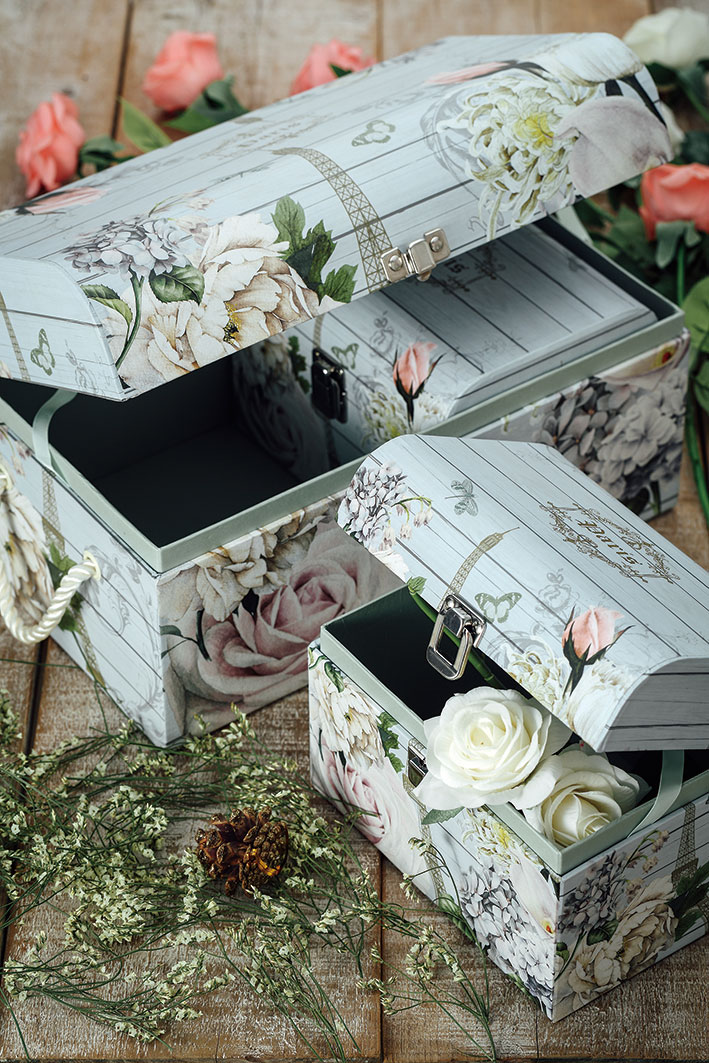YF025-P22b) Decoration Storage Chest box Set Decoration Storage Chest box Set