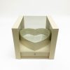 Flower Box Heart Shape 7246-3 Square Shape Flower Box