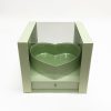 Flower Box Heart Shape 7248-3 PVC Square Flower Box