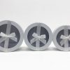 White Round Flower Boxes