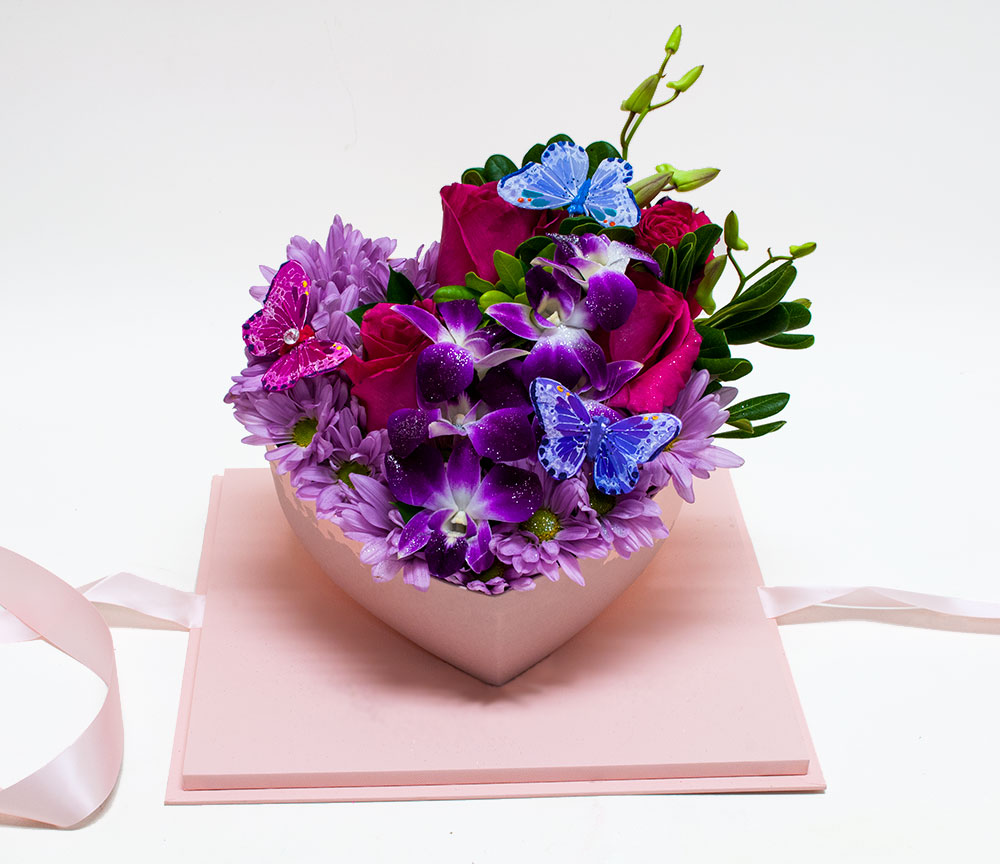Acrylic Square Flower Box