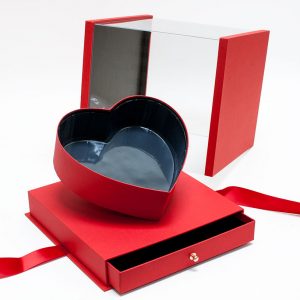 Red Acrylic Flower Box