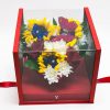 1119Ared-design-1 Red Acrylic Flower Box