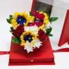 1119Ared-design-2 Red Acrylic Flower Box