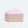 1121Apink-1a Diamond Heart Shape Flower Boxes