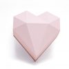 1121Apink-3a Pink Diamond Heart Shape Flower Boxes