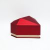 Red Diamond Heart Shape Flower Box