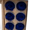 Royal Blue Ecuadorian Eternity Flowers Preserved Roses Pack of 6 6cm to 7cm Royal Blue Ecuadorian Eternity Flowers Preserved Roses Pack of 6 6cm to 7cm