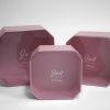 Pink Set of 3 Square Flower boxes with Window