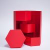 Red Tri-layer Flower box