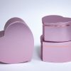 Rose Gold Heart Shape flower boxes