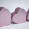 Rose Gold Heart Shape flower boxes