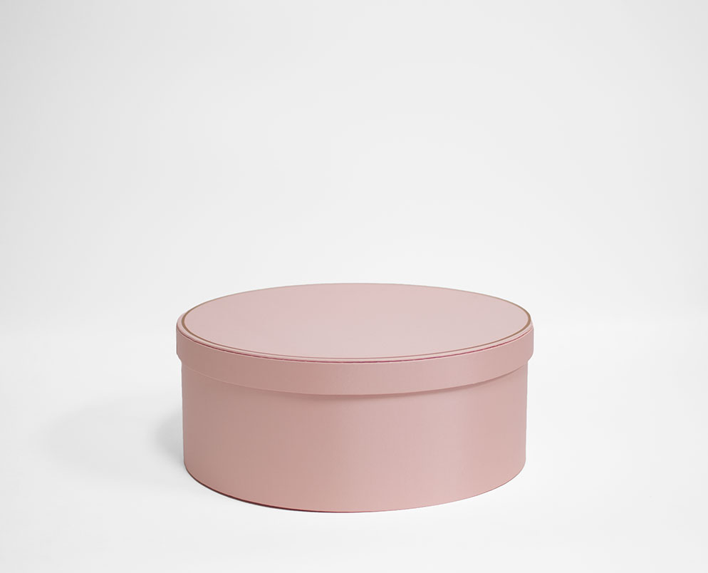 Big Pink Round Flower Box
