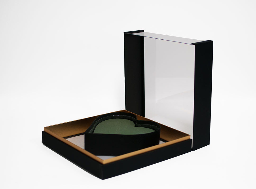 1125ABlk Acrylic Black Photo Frame Flower Box 1125ABlk Acrylic Black Photo Frame Flower Box