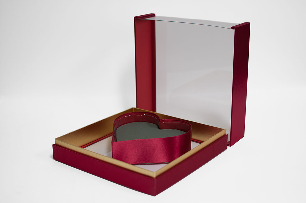1125ARD Acrylic Red Photo Frame Flower Box 1125ARD Acrylic Red Photo Frame Flower Box