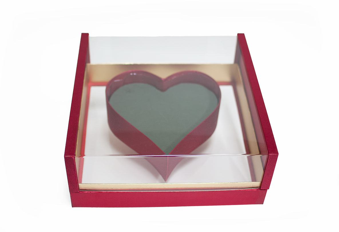 1125ARD Acrylic Red Photo Frame Flower Box 1125ARD Acrylic Red Photo Frame Flower Box