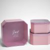 Pink Set of 3 Square Flower boxes with Window