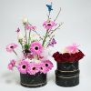 w6704-arangment-web Black Marble Round Flower Boxes