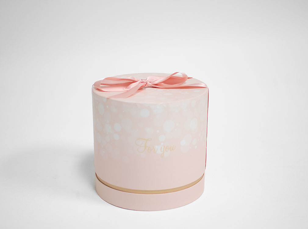 w6882-2web Orange Round Flower Box