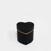 W7318wwt Mini Heart Shape Flower Box White W7318Black Mini Heart Shape Flower Box Black