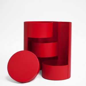 w7364-red-round-3-tiers-triple-layer-flower-box