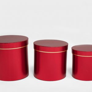 red-round-flower-boxes-set-of-3-w7513