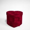 w7803 Red Velvet Heart Shaped Box with Drawer w7803 Red Velvet Heart Shaped Box with Drawer