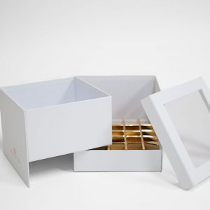 white-square-double-layer-flower-box-with-window