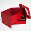 W9771 Red Square Double Layer Flower Box With Window W9771 Red Square Double Layer Flower Box With Window
