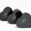 W9824 Clear Lid Black Heart Shape Flower Box Set of 3 W9824 Clear Lid Black Heart Shape Flower Box Set of 3