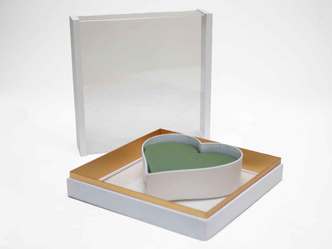 1125AWWT Acrylic White Photo Frame Flower Box 1125AWWT Acrylic White Photo Frame Flower Box