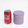9W7319ppl Mini Round Shape Flower Box Purple W7319ppl Mini Round Shape Flower Box Purple