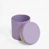 W7319ppl Mini Round Shape Flower Box Purple W7319ppl Mini Round Shape Flower Box Purple