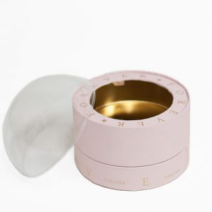 2003 Pink Forever Round Sphere with Clear Top
