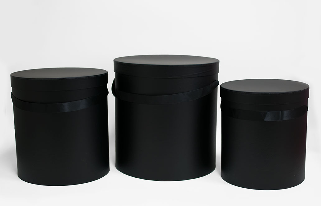5637 Set of 3 Round Barrel black 5637 Set of 3 Round Barrel black