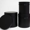 5637 Set of 3 Round Barrel black 5637 Set of 3 Round Barrel black