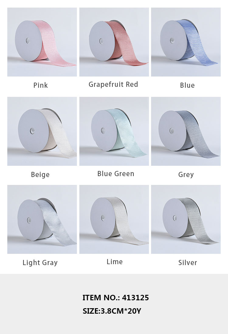 413125 1.5 Inch Wide Ribbons 20 Yards