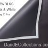 Black And White Plastic Flower Wraps