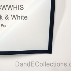Black And White Plastic Flower Wraps