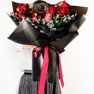 Plastic Leafage Flower Wraps 20 pcs Per Bag