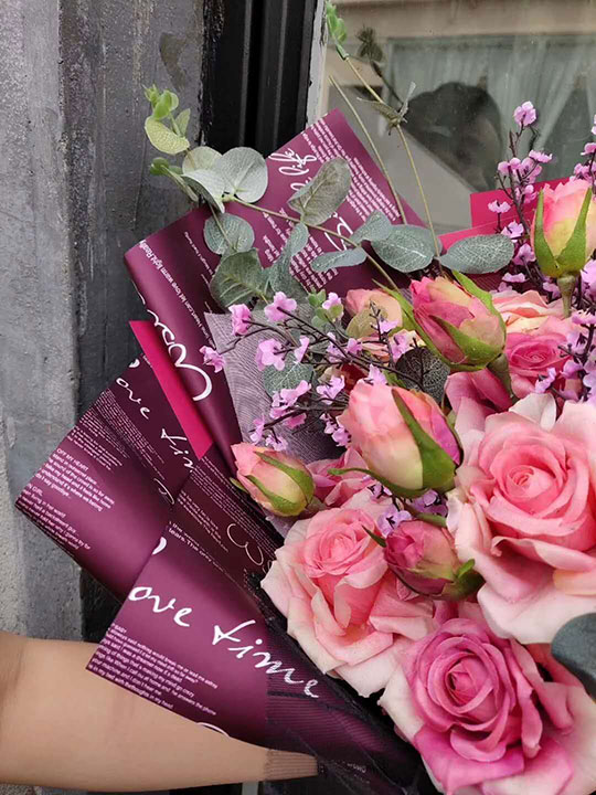 Plastic Love English Flower Wraps