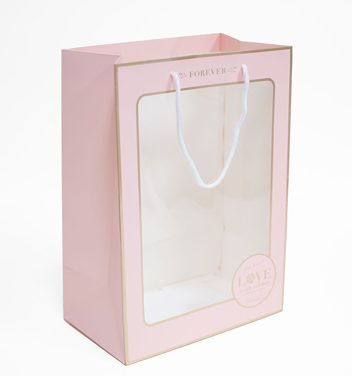 Pink Rectangular Window Bag Pink Rectangular Window Bag