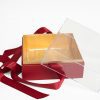 1132A Red Acrylic Square Flower Box 1132A Red Acrylic Square Flower Box