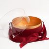 100337 Red Acrylic Round Box 100337 Red Acrylic Round Box
