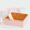1132A Pink Acrylic Square Flower Box