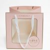Pink Square Window Bag