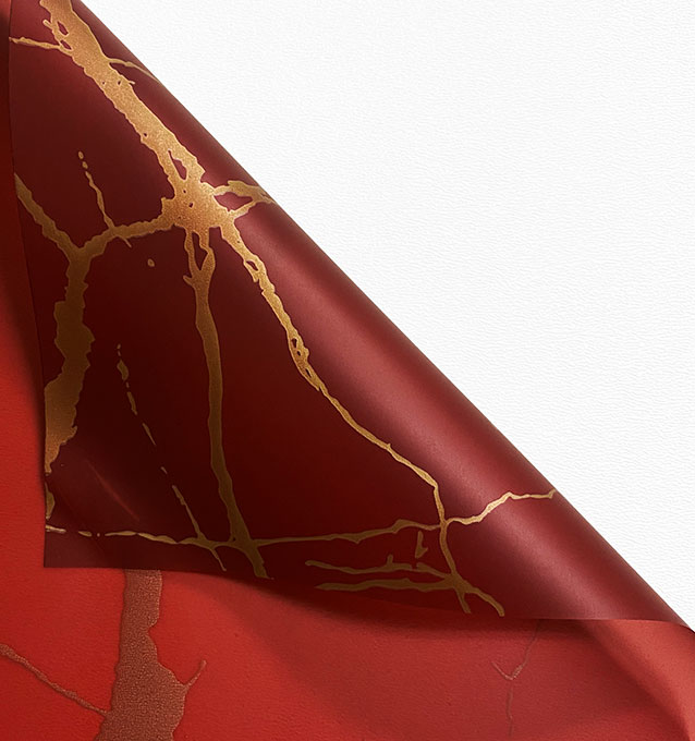 Red Wine Plastic Golden Marble