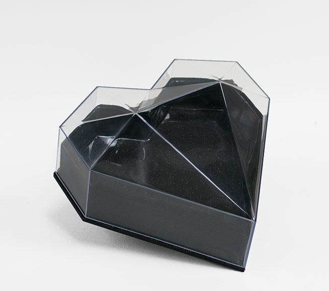 Diamond Heart ShapeFlower Box Diamond Heart ShapeFlower Box
