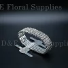 Diamond-Corsage-2 Silver Diamond Wedding Corsage Bracelet